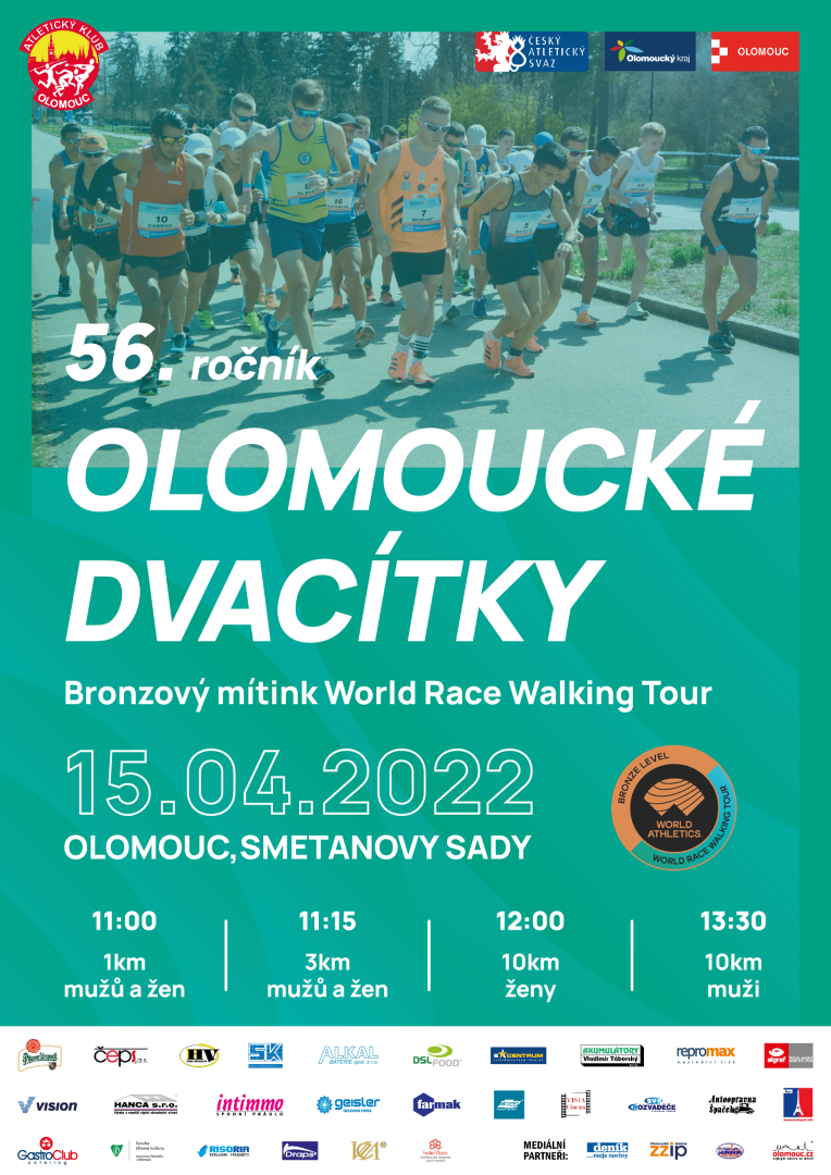 Correo electrónico de veinte carteles de Olomouc